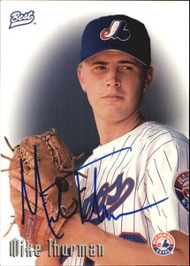 1997 Best Autographs Autograph Series #61 Mike Thurman