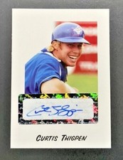 2005 Just Minors - Curtis Thigpen #83 Auburn Doubledays - AUTO