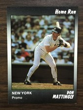 1991 Star Company DON MATTINGLY  Limited Edition HOME RUN Promo Card 300 Printed