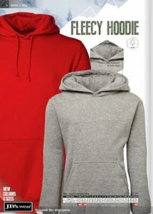 * NEW * JB's Wear Fleecy Hoodie 3FH Sizes 2XS - 5XL Black S - 13XL - Picture 1 of 16