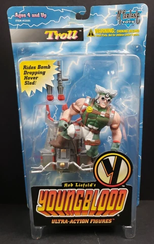 1995 McFarlane Toys Troll Rob Liefeld’s Youngblood Ultra-Action Figure New Cover