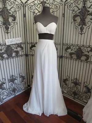 746w MOONLIGHT 1185  SZ 10  $1185 2 PC SKIRT TOP IV  FORMAL WEDDING DRESS - Image 1 of 4