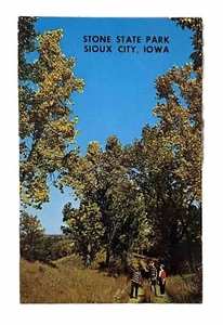 Postkarte Stone State Park Wanderer • Sioux City Iowa - Bild 1 von 2