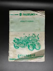 SUZUKI GSF 1200 S Genuine Owners Manual - Printed In Japan Year 2000 - Picture 1 of 3
