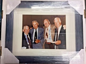 FOTO AUTOMÁTICA N YANKEE GREATS J.DIMAGGIO-B.DICKEY-B.CHAPMAN-J.SEWELL-CERTIFICADO JSA. - Imagen 1 de 7