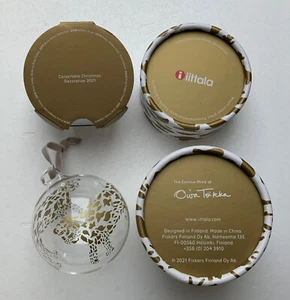 Iittala Christmas Glass Ball 2021 Oiva Toikka Gepardi NEW Gift Box Collectible - Picture 1 of 11