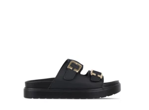Biba Two Strap Sandals Womens Black UK 7 EUR 40 US 9 *REFCRS466 - Picture 1 of 2