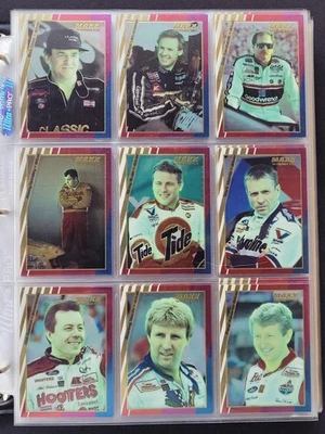 1994 MAXX Premier Plus Complete (200) Chromium NASCAR Racing Card Set/Binder/AK - Image 1 of 4