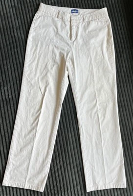 Pantalones Dockers para mujer talla 10 cortos caqui ajuste ideal tiro medio cintura recta Foto 1 de 4