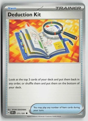 Deduction Kit Uncommon SV08: Surging Sparks 171/191 NM - Image 1 of 2