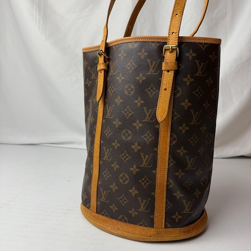 LOUIS VUITTON（LV） Borsa a tracolla Louis Vuitton Bucket GM Tote Bag Monogram Marrone M42236 Autentica