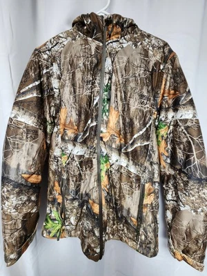 Mens Realtree Hooded Camo Jacket Small Full zip - Image 1 of 4