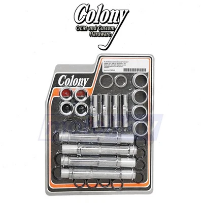 Colony Pushrod Tube Cover Conversion Kit for 1991-2003 Harley Davidson ap Foto 1 de 4
