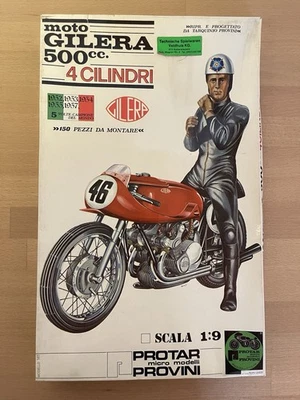 Protar 1/9 Moto Gilera 500cc 4 Cilindri -Tarquinio Provini -OVP verschweißt! RAR - Bild 1 von 4