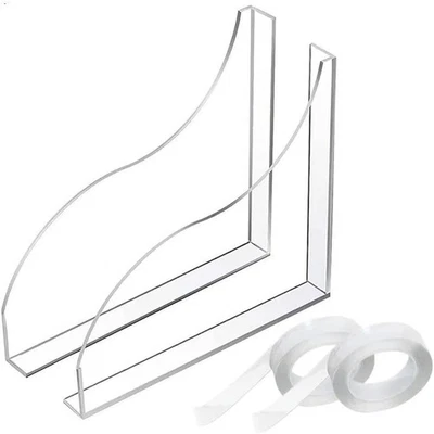 Protector contra salpicaduras de ducha de baño de 2 piezas para bañera, protectores de agua de bañera, Foto 1 de 2