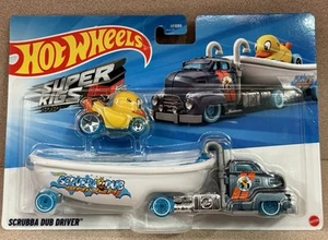 2024 NEW Hot Wheels Scrubba Dub Driver Duck N Roll Super Rigs-Can Mount in Jeeps - Picture 1 of 11