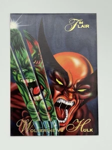 1994 Flair Marvel Annual Wolverine vs Hulk #34 Trading Card X-Men - Bild 1 von 3