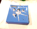 Blue vintage Ballet Box shoe carrier bag