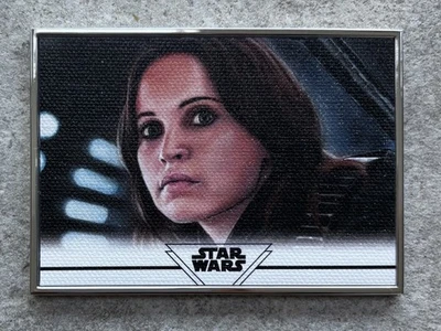 Jyn Erso 2021 Star Wars Stellar Reproduction Sketch Jason Davies  /100 #29 - Image 1 of 4