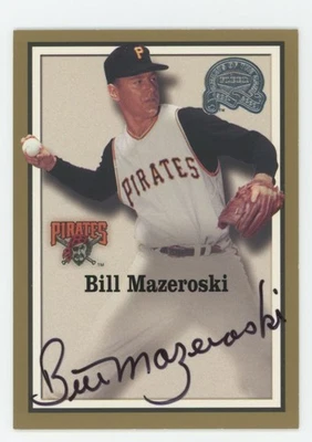 Bill Mazeroski 2000 Fleer Greats of the Game Autographs Auto Pittsburgh Pirates - Image 1 of 3