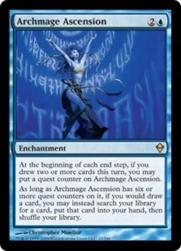 MTG Archmage Ascension - Foil, Light Play, English Zendikar - Image 1 of 1