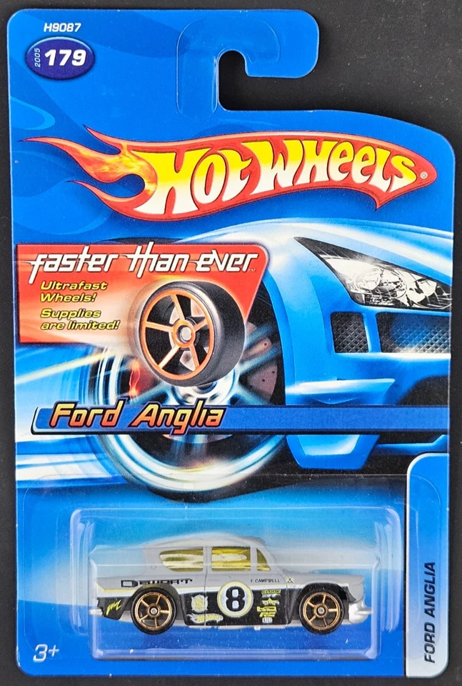 2005 Hot Wheels Faster Than Ever Ford Anglia Grey/Black VHTF - Image 1 of 1
