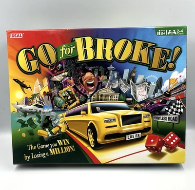 Go for Broke Board Game 2021 Edition by Ideal Complete  2 - 4 Player  Age 8+  #1 - Image 1 of 4