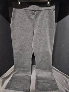 Womens Large Dress Pants Dark Gray NY&CO L Stretch Slacks Bootcut New York - Picture 1 of 5