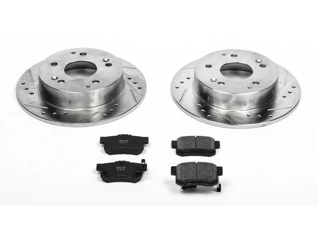 Rear Brake Pad and Rotor Kit For 1997-2001 Acura Integra 1998 1999 2000 XS868HN - Image 1 of 1