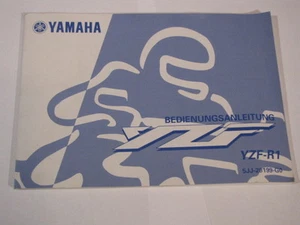 YAMAHA YZF R1 2000 BETRIEBSANLEITUNG BEDIENUNGSANLEITUNG OWNERS MANUAL - Picture 1 of 2