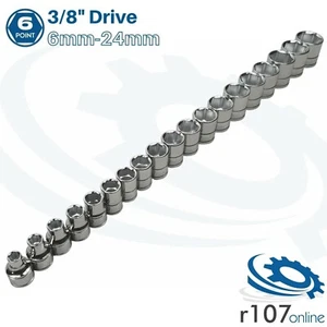 Blue Point 3/8" Shallow Socket Set 6mm-24mm - As sold by Snap On - Picture 1 of 3