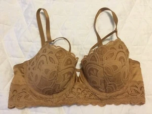 Aerie BH 36C Show Off Balconette beige leicht gepolstert Bügel Spitze - Bild 1 von 7