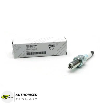 Bujía Ducati x1 MAR10A-J Diavel 1198 848 1299 Multistrada 67040381A Genuina Foto 1 de 4