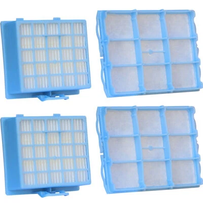 MCFILTER Filter Set: 2 HEPA Filter, 2 Motorfilter geeignet für Siemens Z3.0 VSZ31456/03