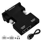 HDMI Female to VGA Male Converter with Audio Adapter Support 1080P Signal Out ZC