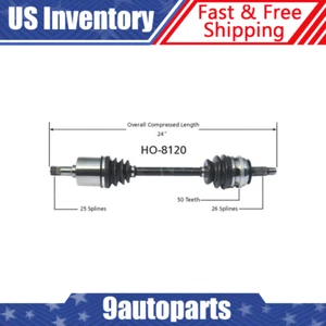 Fits 2001-2005 Honda Civic L4 1.7L Acura EL Manual Front Right CV Axle CV Joint - Picture 1 of 4