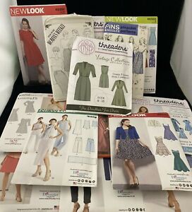 Lot of 14 Women's Clothing Sewing/Dressmaking Patterns Various Styles