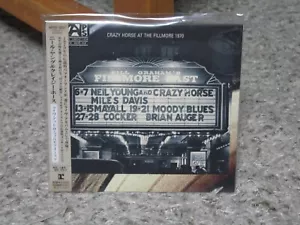 NEIL YOUNG & CRAZY HORSE LIVE AT THE FILLMORE 1970 RARE OOP JAPAN MINI-LP CD - Picture 1 of 1