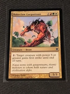Magic the Gathering Commander 2013 Rakeclaw Gargantuan - Picture 1 of 2