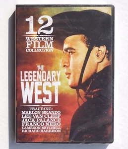 12 Westernfilme Legendäre Wild West DVDs Cowboys Waffe Brando Van Cleef Palance - Bild 1 von 2