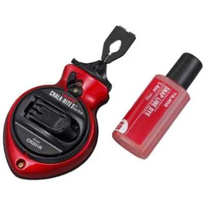 Tajima CR201R-PR Chalk-Rite II Extra Bold, 0.04 in (1.0 mm) Chalk Snap-Line, Red - Picture 1 of 6