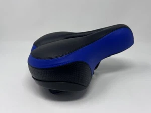 Bike Seat, Most Comfortable Bicycle Seat Dual Shock Absorbing Memory Foam - Picture 1 of 10