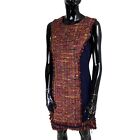 Diane von Furstenberg Dress 10 Wool Blend Pencil Dress