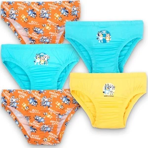 Bluey Unterwäsche für Jungen weiche 100% Baumwolle Slips Pants - 5er Pack - Bild 1 von 7
