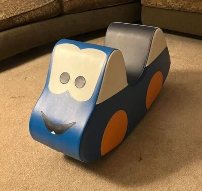 IGLU Soft Play Rocking Car Toy-Blue- Sensory Friendly-Easy Clean-36" x 18"-New - Image 1 of 4