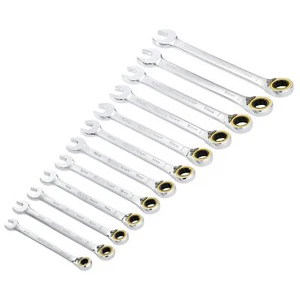 Draper Expert Metric Reversible Ratchet Combination Spanner Set 12 Piece 03913 - Imagen 1 de 2
