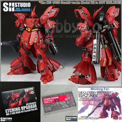 for MG 1/100 Sazabi ver ka Model SH Studio Details Add on Part Etch Sheet MSN-04 - Image 1 of 4