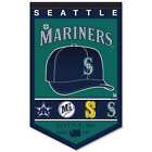 Seattle Mariners History Heritage Logo Banner Flag