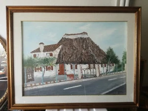 Oil Painting On Canvas Silvio Arcolin Casoni Saccisica Piove Di Sacco 50 X 70 Cm - Picture 1 of 6