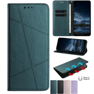 For Samsung S25 Ultra S24 Plus S23 S22 Shockproof Leather Flip Card Wallet Case - Picture 1 of 16